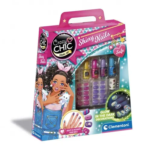clementoni Clementoni Clementoni Crazy Chic Nail Glow The Dark