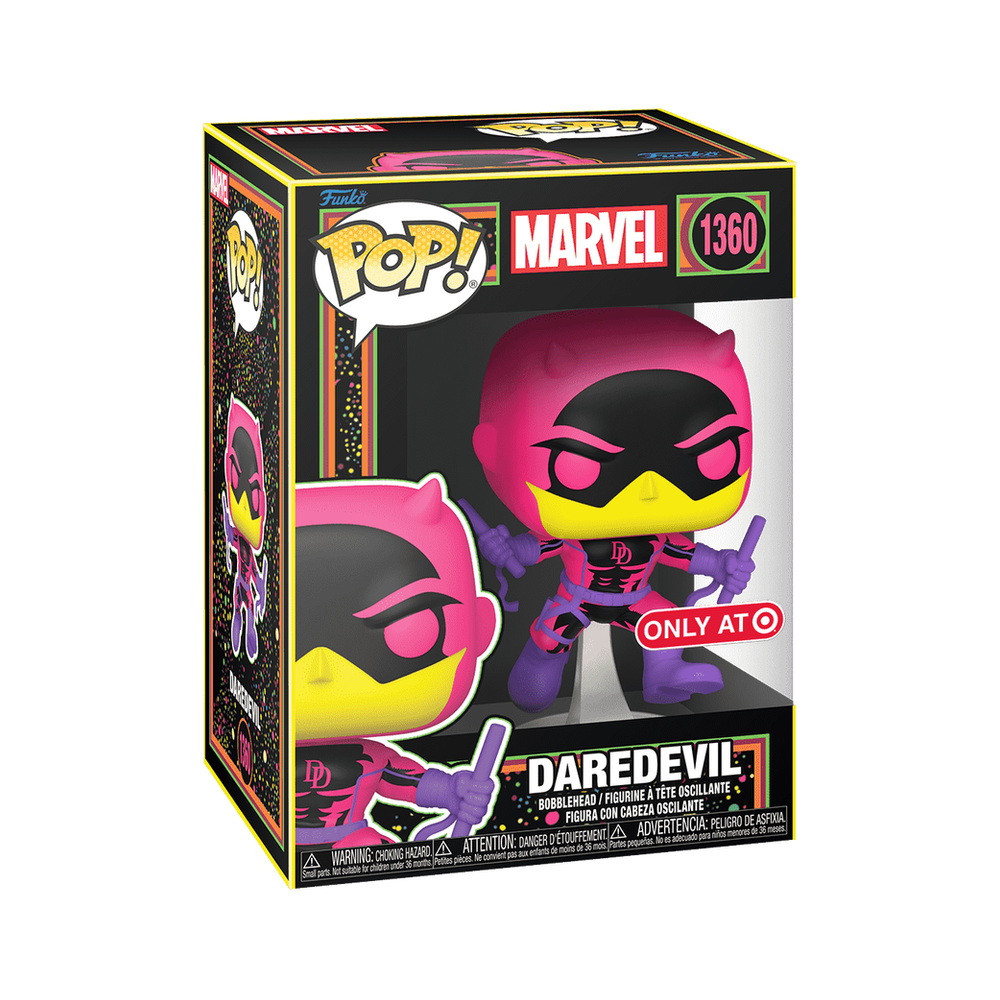 funko Funko Pop Marvel Classic Daredevil blklt exc
