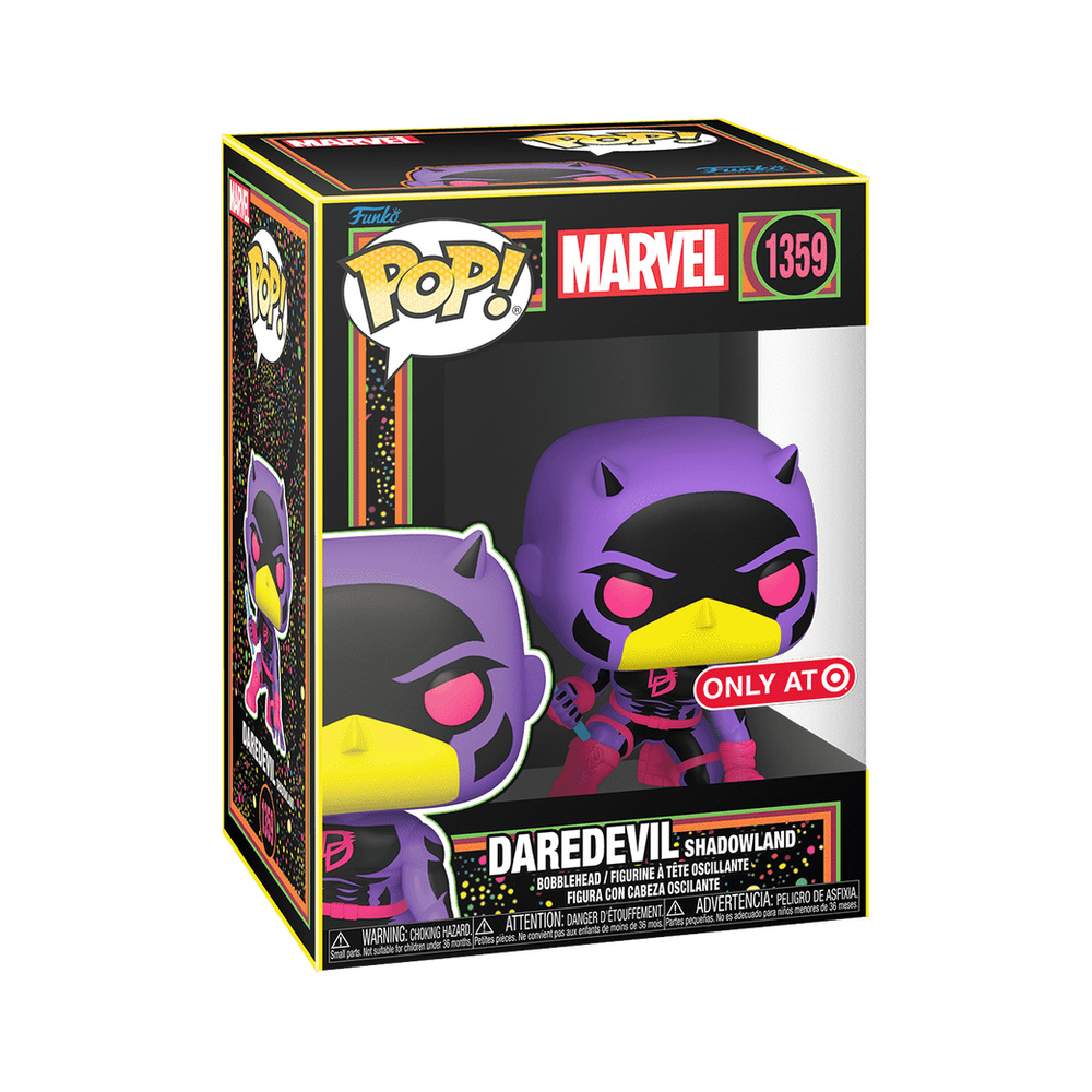funko Funko Pop Marvel Daredevil blk/rd blklt