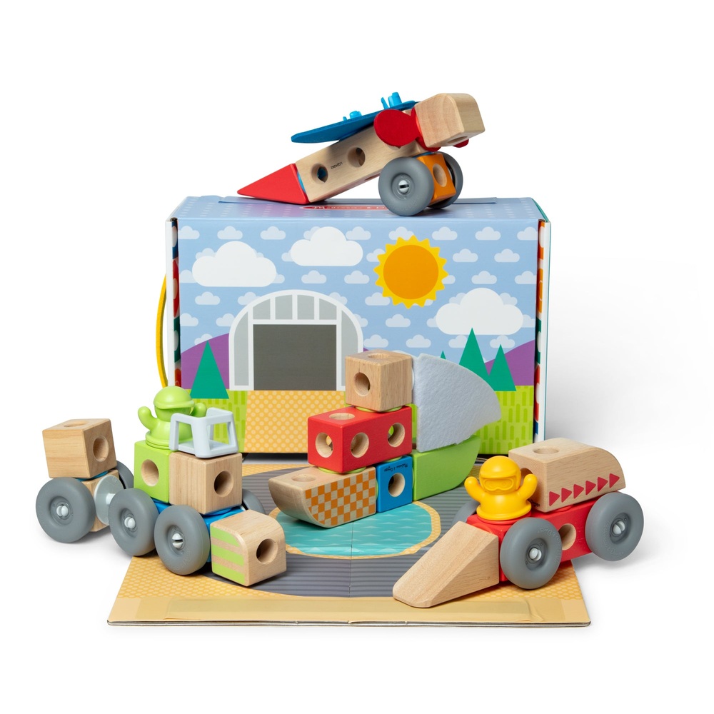 melissadoug Melissadoug Melissa Doug Blockables Vehicles Building Set