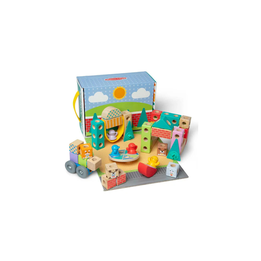 melissadoug Melissadoug Melissa Doug Blockables Town Building Set