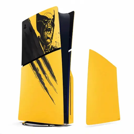 [DNA0064362] Sony PS5 Console Covers – Marvel’s Wolverine Battle Yellow Limited Edition (Slim)